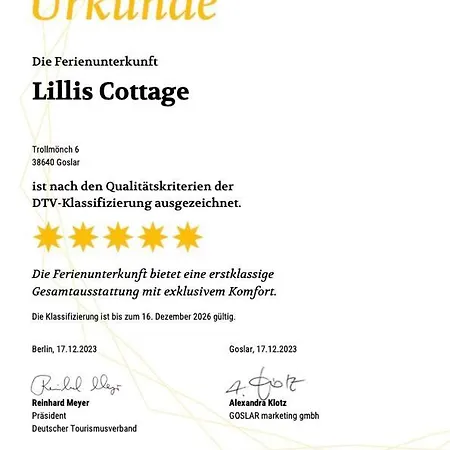 Lillis Vakantiehuis Goslar
